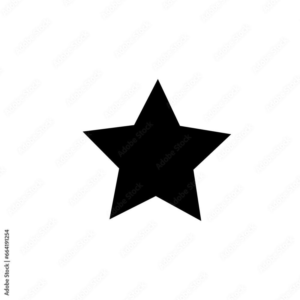 Star icon vector Star icon vector