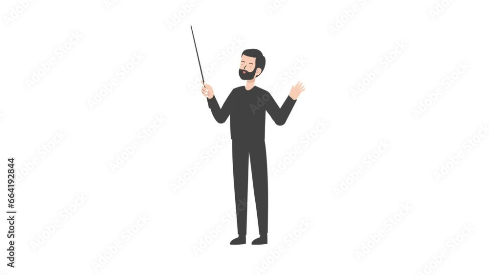 One of the speakers was standing and making gestures. One of the speakers was standing and making gestures.