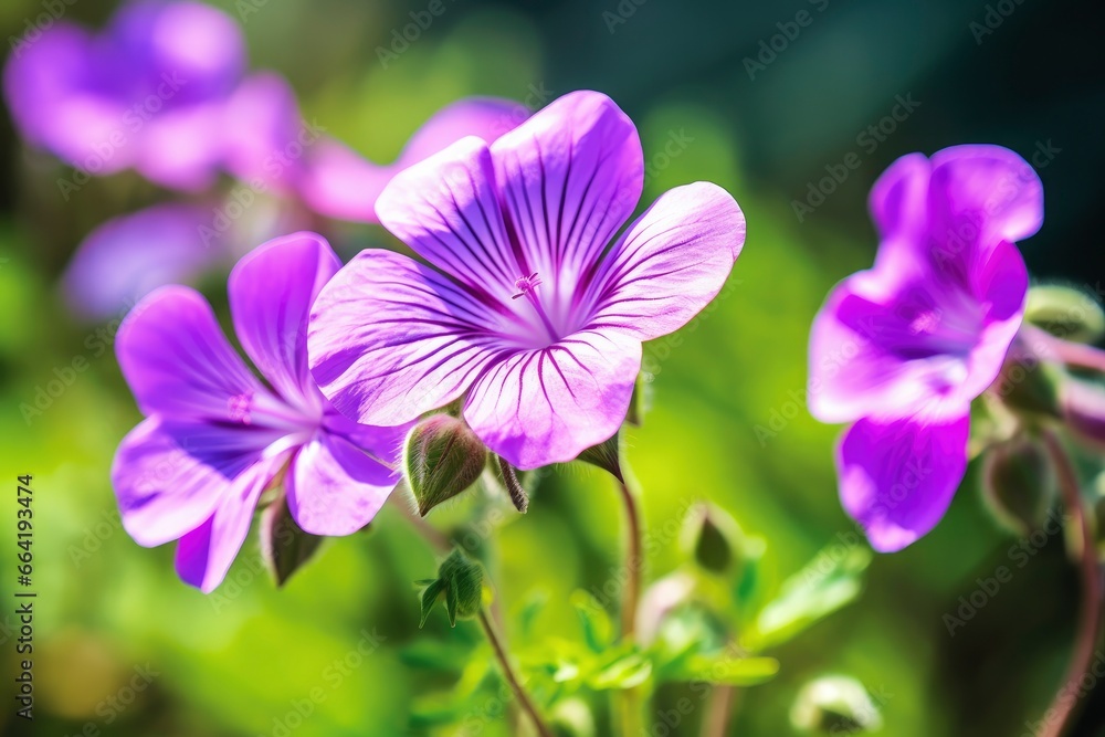 Geranium wilfordii flower.