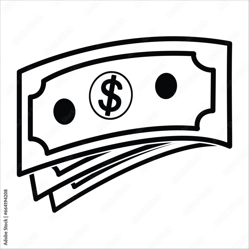 money icon vector design template money icon vector design template