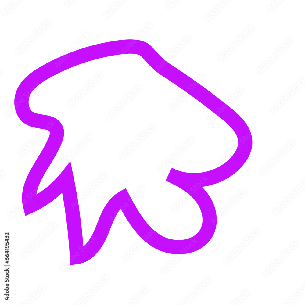 Purple outline abstract shapes vector Purple outline abstract shapes vector