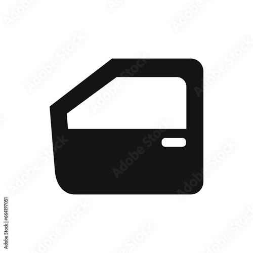 Car Door Icon, Auto Repair Vector Design