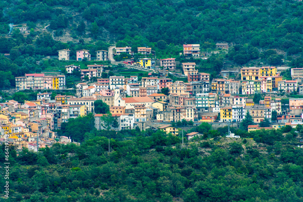 Town of Seui - Sardinia - Italy