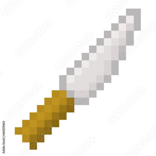 knife pixel art
