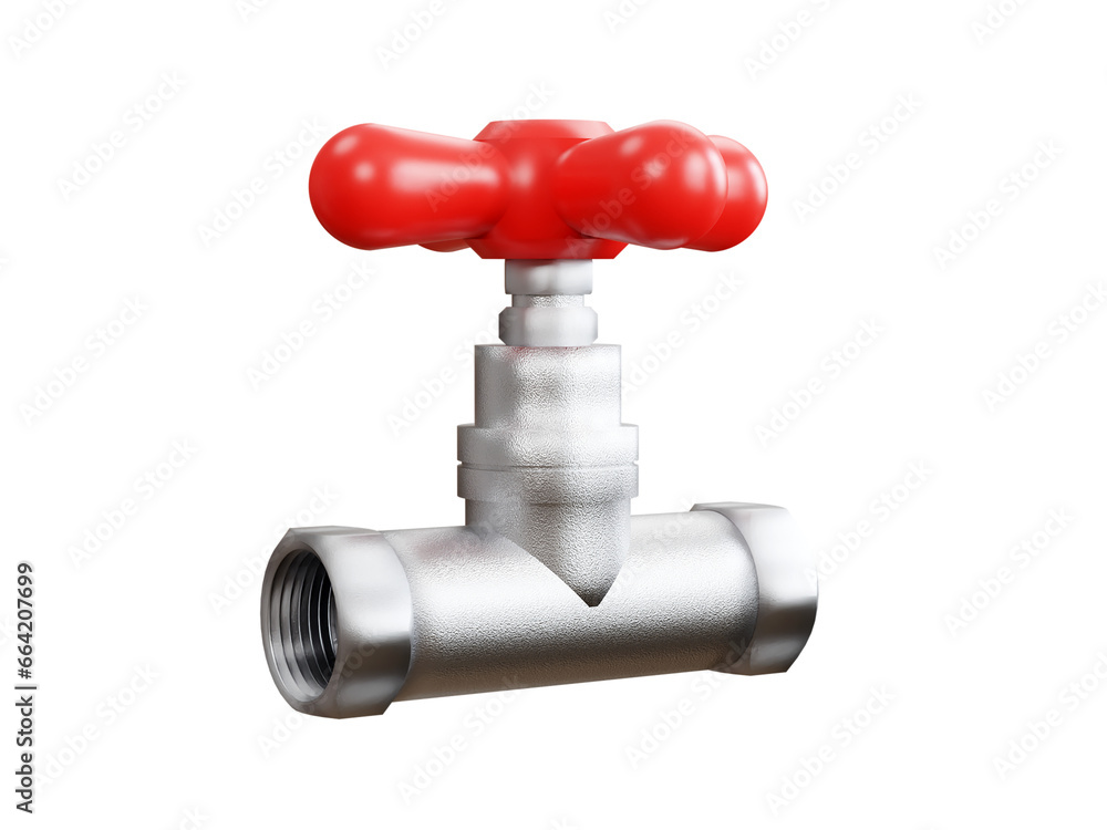 3D rendering water faucet isolated with transparent background. 3D rendering water faucet isolated with transparent background.