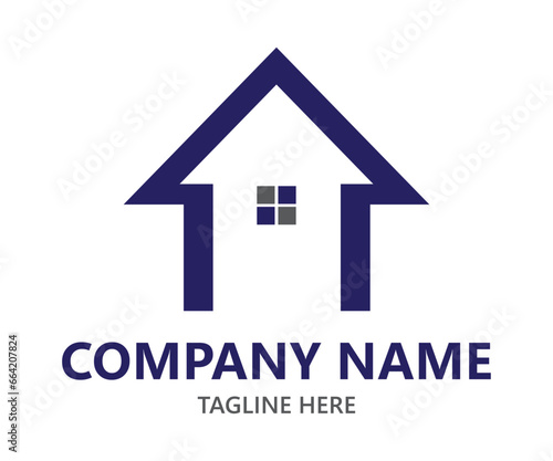 Real estate company logo bussiness © wanzz