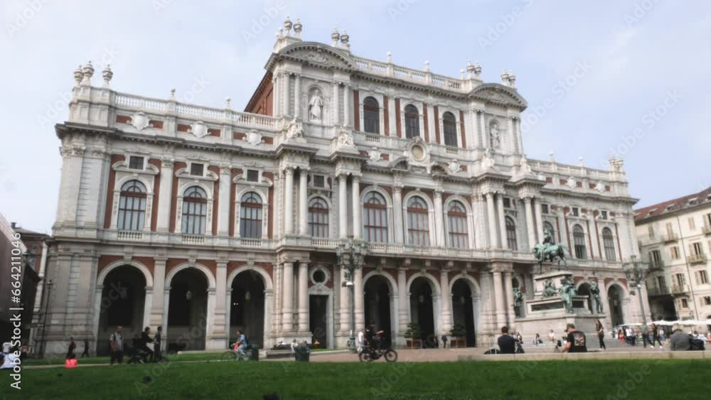 Turin, Italy, view of the National Museum of the Italian Risorgimento Turin, Italy, view of the National Museum of the Italian Risorgimento
