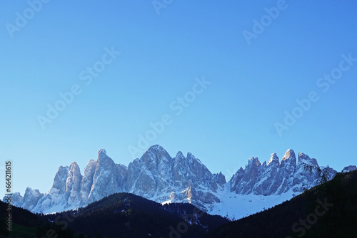 Fototapeta Naklejka Na Ścianę i Meble -  Natural landscape of Santa Maddalena at Val di Funes, land of the pale mountains and beautiful valley in the Dolomites also one of UNESCO World Heritage site- South Tyrol, Italy