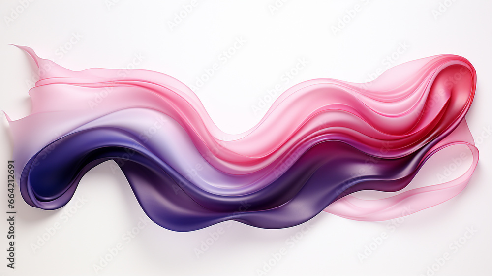 Purple and Pink curve frame template on white background