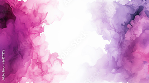 Poster template Hand drawn Watercolor stain background