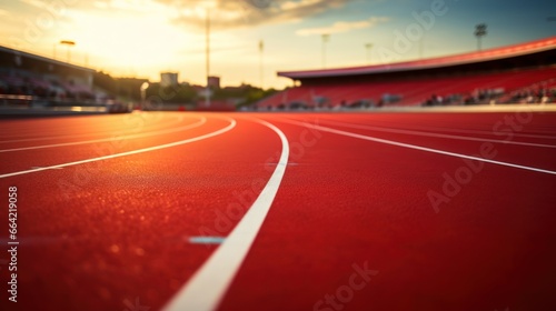 An all-weather running track awaits athletes