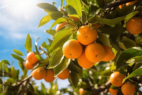 Orange Fruit on Tree.