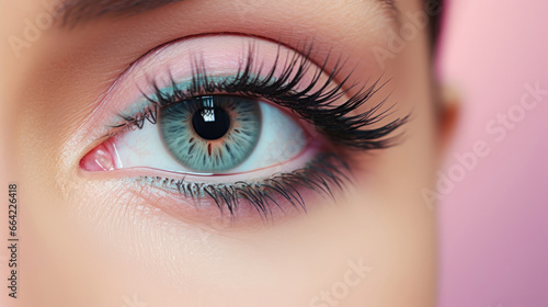 The subtle elegance of makeup enhances the charm of this eye