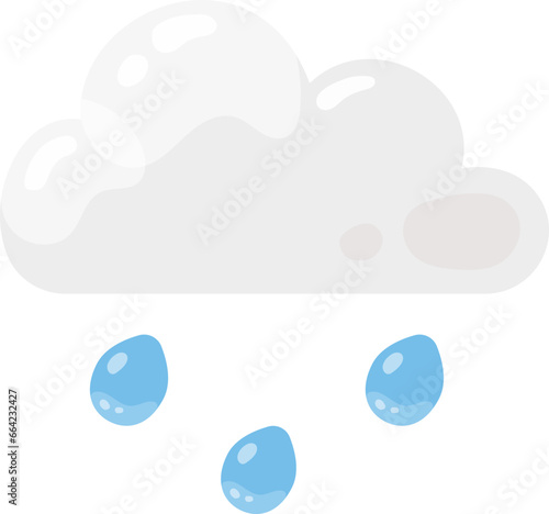 Rain weather icon