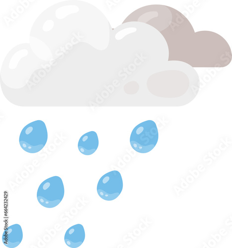 Rain weather icon