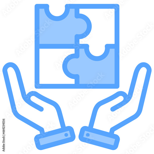 Combination Blue Icon