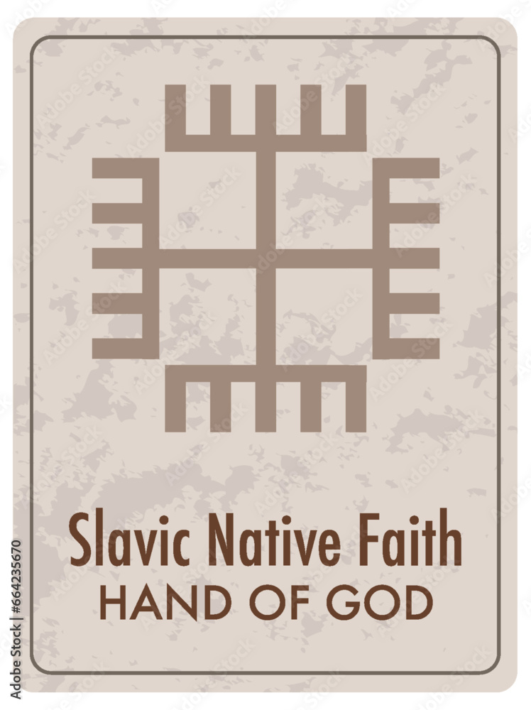 Hands of God: Slavic Native Faith Card