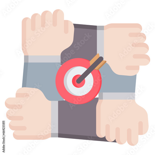 Team Bulding Flat Icon