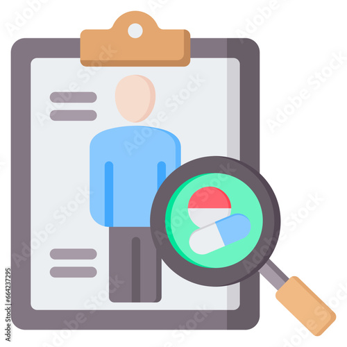 Clinical Study Flat Icon