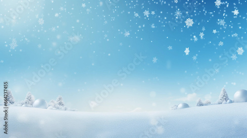 christmas background with snowflakes © Nimra