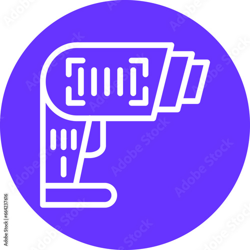 Vector Design Barcode Scanner Icon Style