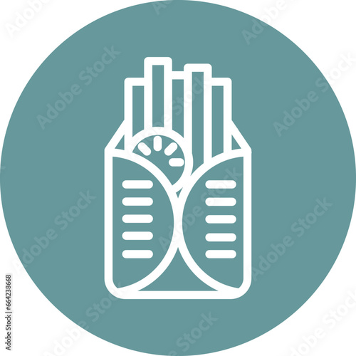 Vector Design Gyro Icon Style