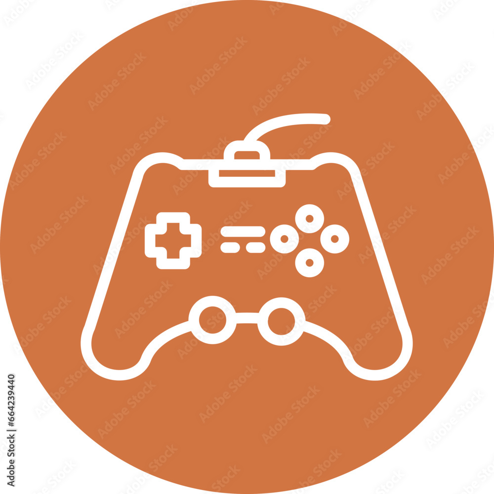 Vector Design Game Console Icon Style Vector Design Game Console Icon Style
