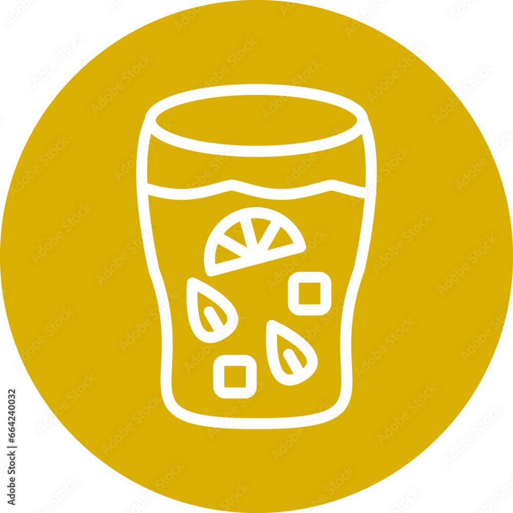 Vector Design Mojito Icon Style Vector Design Mojito Icon Style