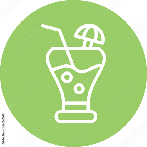 Vector Design Pina Colada Icon Style