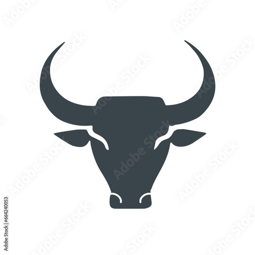 The bull symbolizes art design stock illustration. A symbol of virility, sovereignty, and wealth

