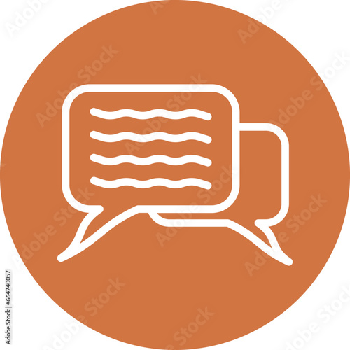 Vector Design Chat Icon Style