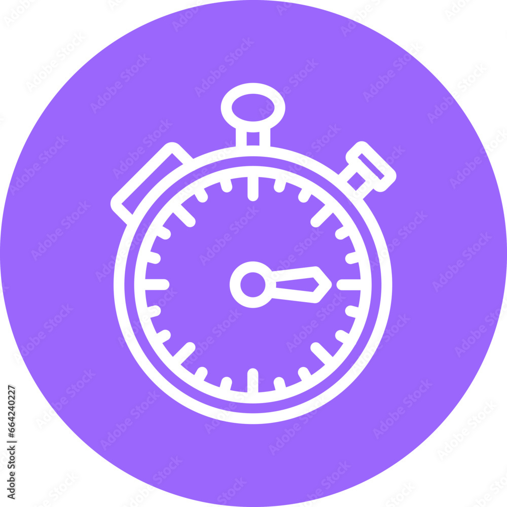 Vector Design Stopwatch Icon Style Vector Design Stopwatch Icon Style