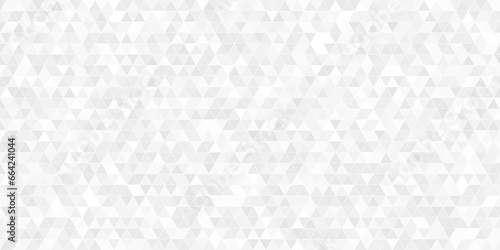 Vector white triangular background. Gray polygonal mosaic background