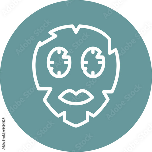 Vector Design Face Mask Icon Style