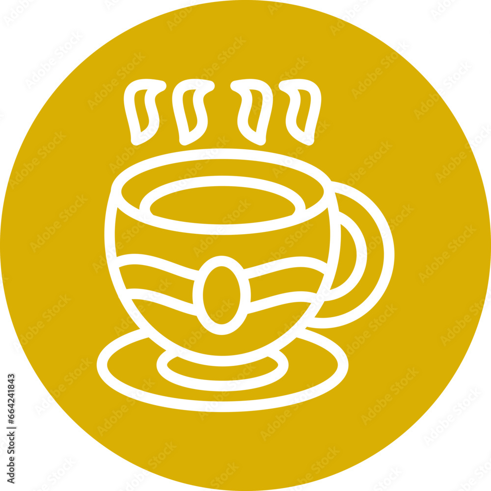 Vector Design Hot Drink Icon Style Vector Design Hot Drink Icon Style