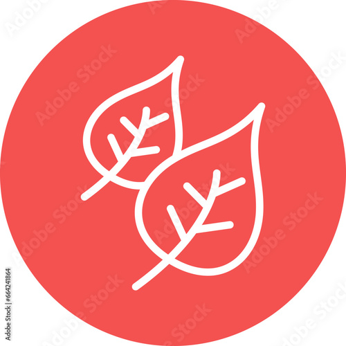 Vector Design Leaves Icon Style