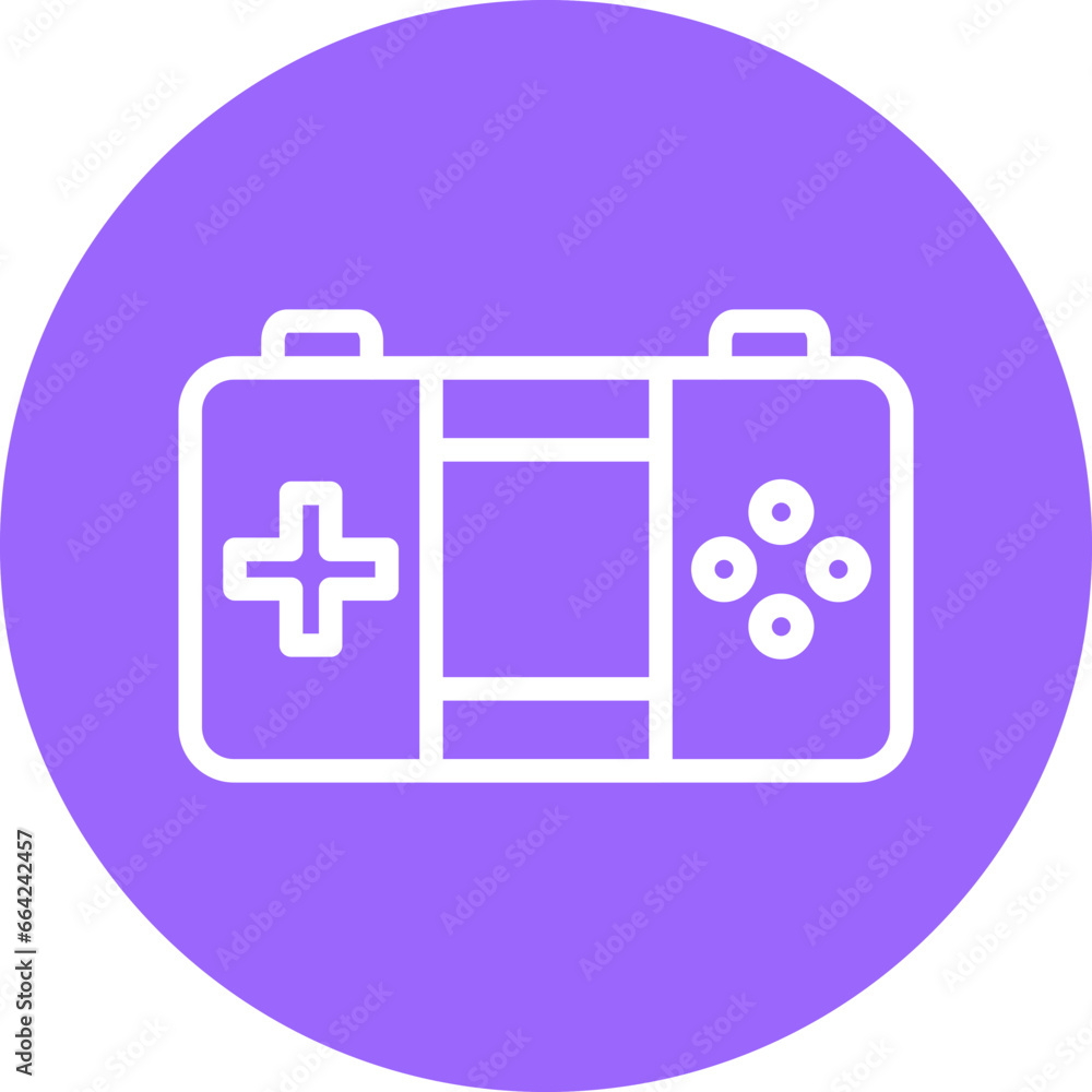 Vector Design Console Game Icon Style Vector Design Console Game Icon Style