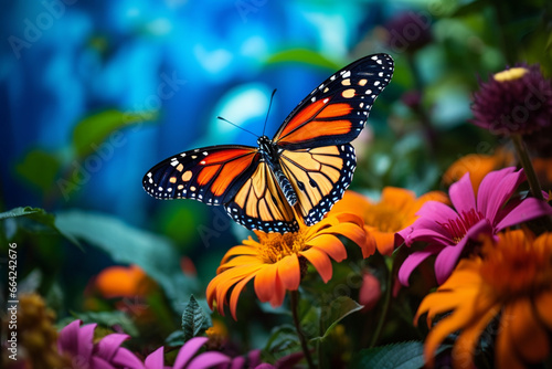 monarch butterfly on flower