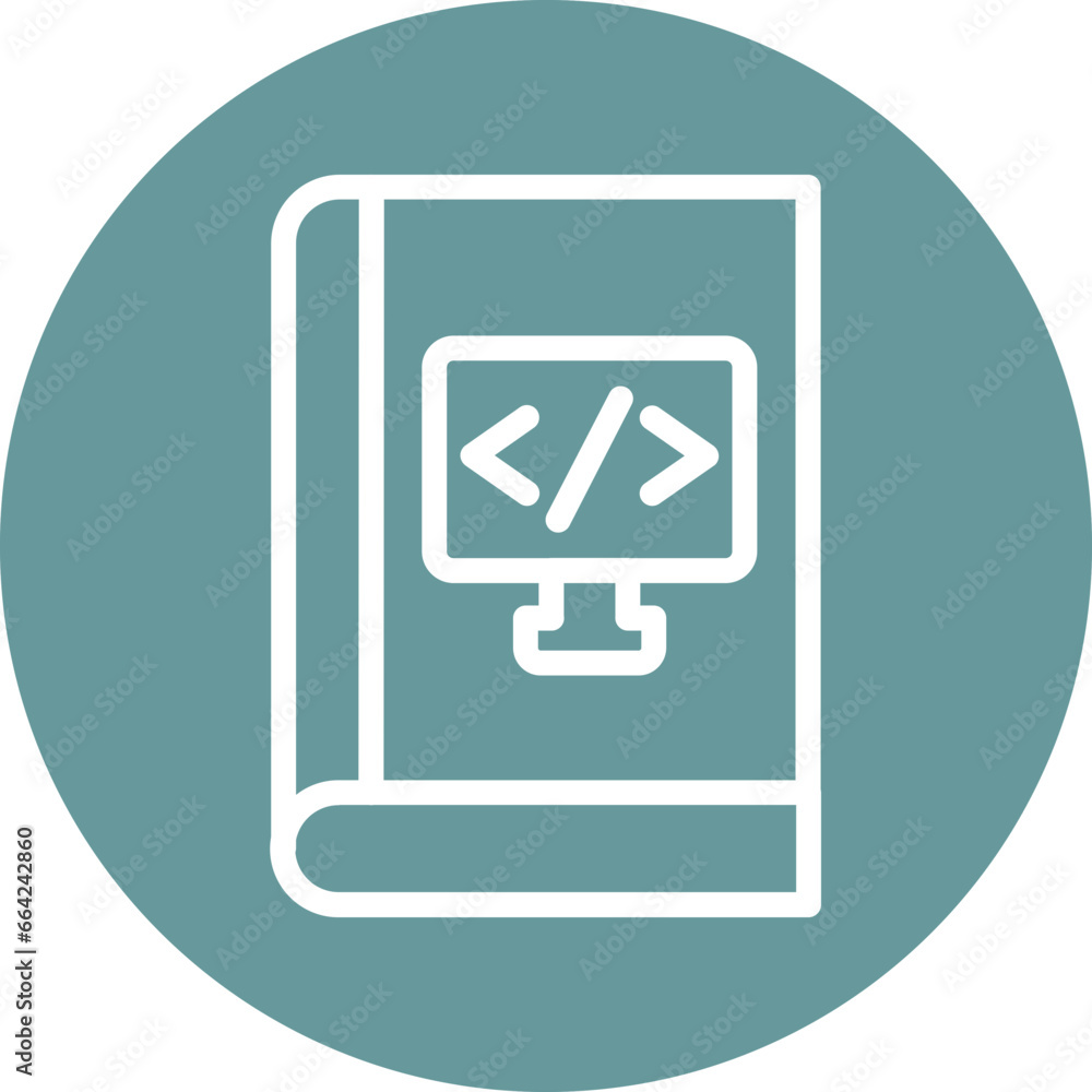 Vector Design Computer Science Course Icon Style Vector Design Computer Science Course Icon Style