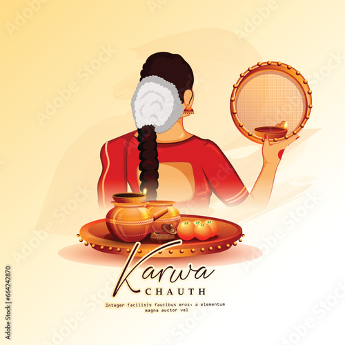 Karwa Chauth is a festival celebrated by Hindu women