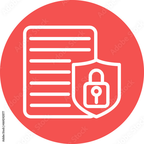 Vector Design Data Security Icon Style