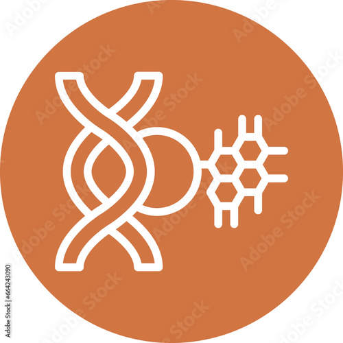 Vector Design Genetic Modification Icon Style