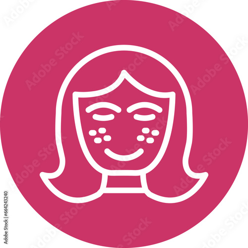 Vector Design Acne Icon Style