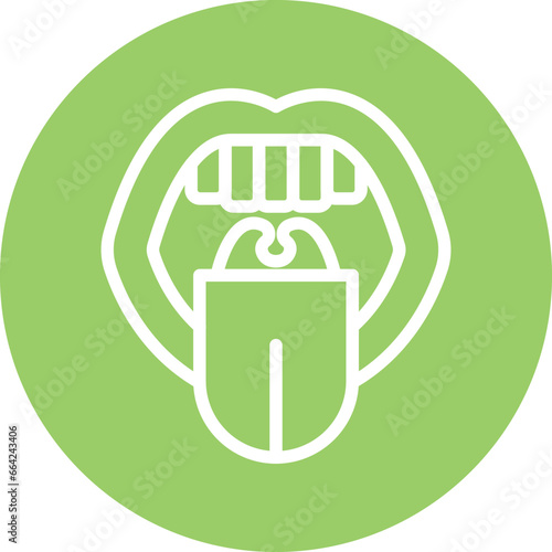 Vector Design Oral Icon Style
