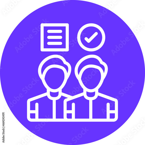 Vector Design Candidate Icon Style