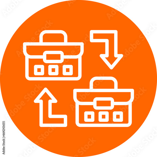 Vector Design B2B Icon Style