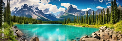 Discover the majestic beauty of the Canadian Rockies photo