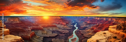 A Captivating Sunset over the Grand Canyon