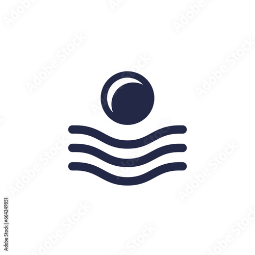 Elastic material icon icon on white