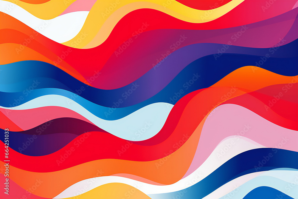 Fototapeta premium Colorful and fantastic stylish background, Generative AI